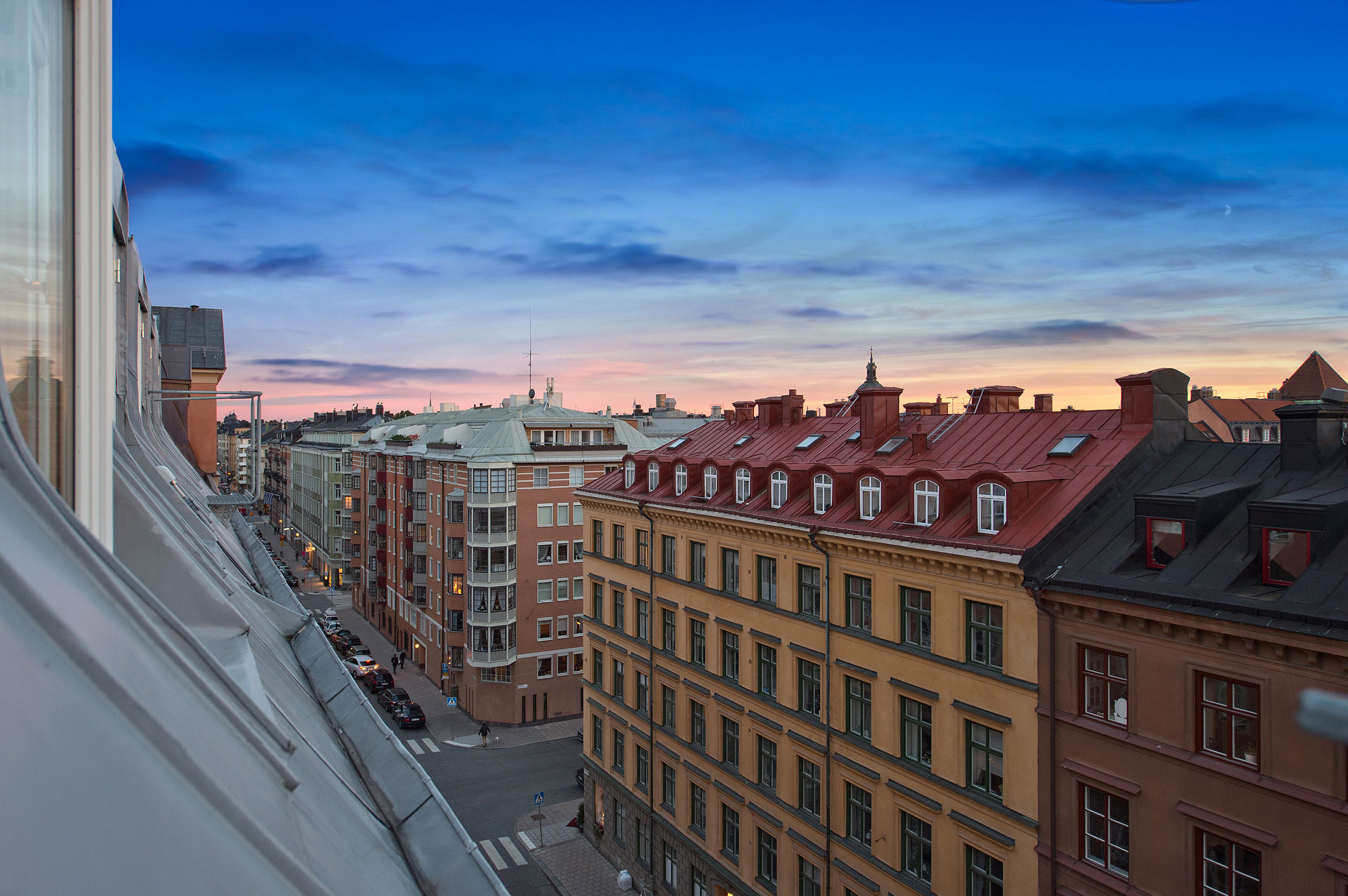 Стокгольм вид с окна квартиры в Стокгольме